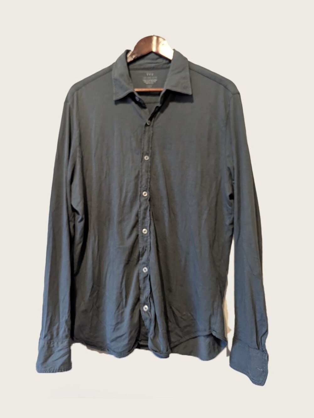 SKU (Save Khaki United) - Grey cotton shirt - Sz L